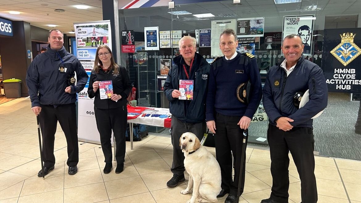 Fleeting Visit To HMNB Clyde From SSAFA