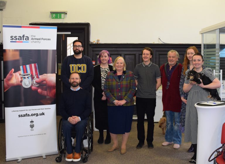 Scottish Veterans Commissioner Visits Glasgow’s Helping Heroes