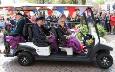 Thousands Cheer British Veterans in the Netherlands