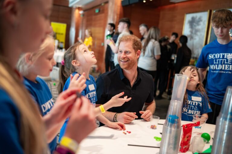 Prince Harry Brings Smiles and Support to Bereaved Military Children