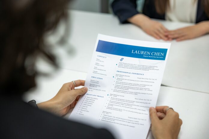 CV crafting for management roles