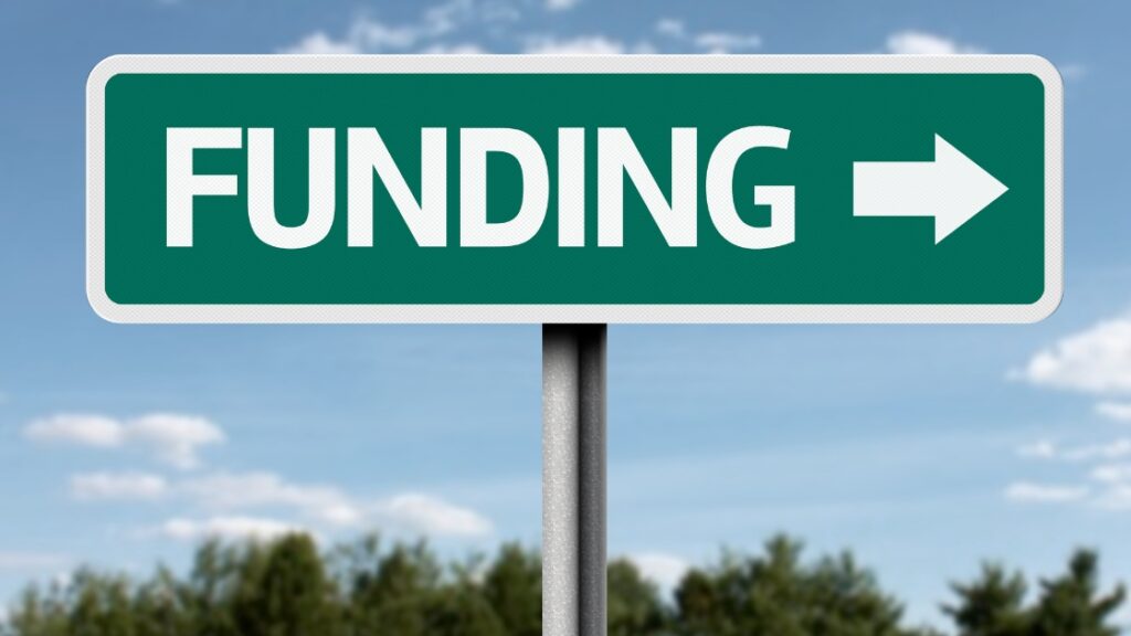 Funding sign