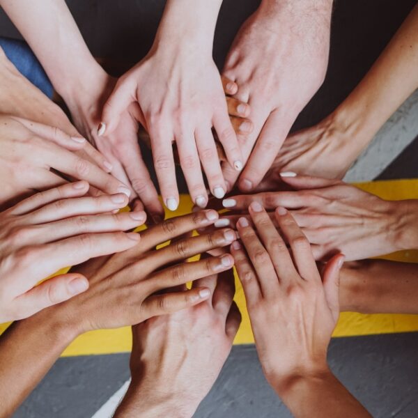 Teamwork hands