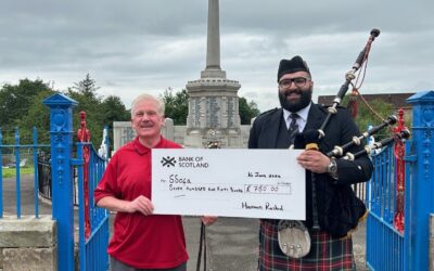 Charity Bags Donation from Larkhall’s Haroon