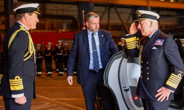 His Majesty The King Thanks Submariners and Families