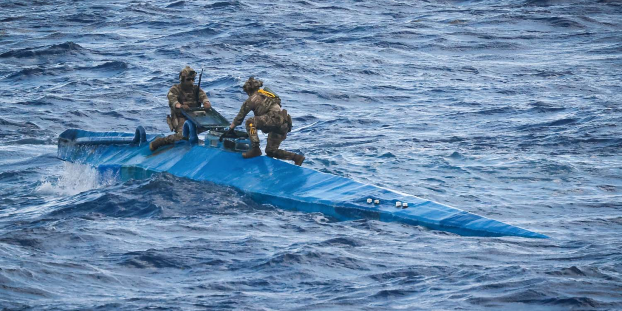 HMS Trent Makes Historic £160 Million Cocaine Seizure from ‘Narco-Sub’ in the Caribbean