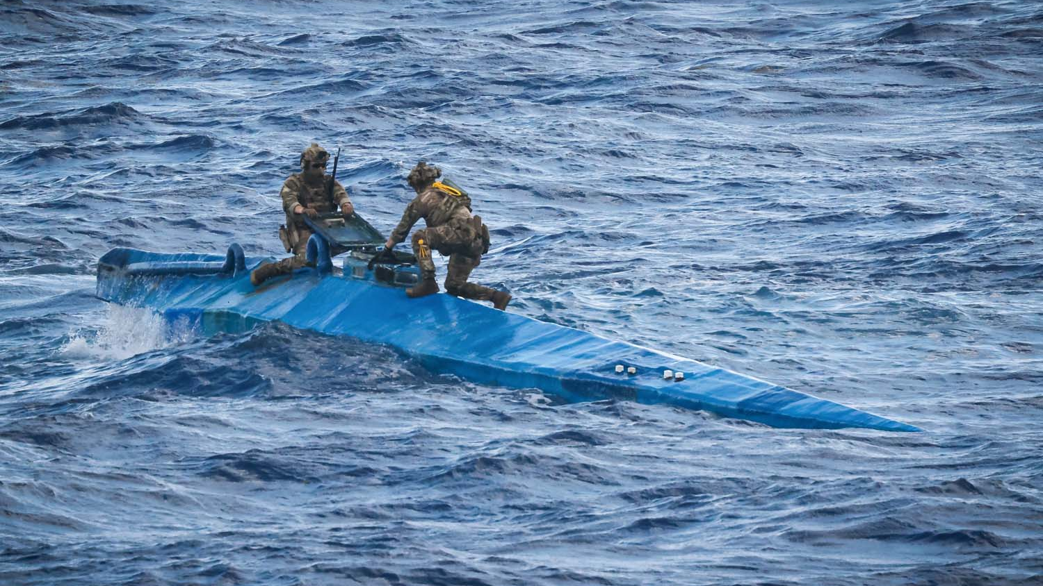 Royal Navy Patrol Ship HMS Trent Seizes Drugs in the Caribbean