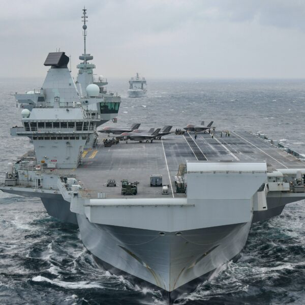 UK and US Carrier Groups Flex Muscles in North Sea