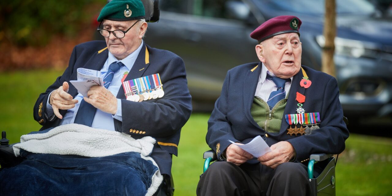 VETERANS PAY TRIBUTE TO THE FALLEN AT REMEMBRANCE DAY CEREMONY