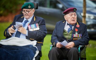 VETERANS PAY TRIBUTE TO THE FALLEN AT REMEMBRANCE DAY CEREMONY