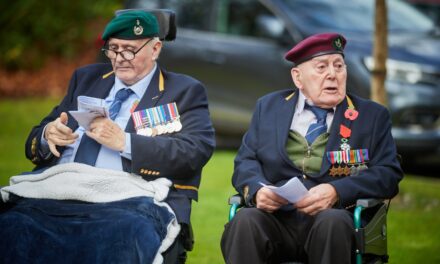 VETERANS PAY TRIBUTE TO THE FALLEN AT REMEMBRANCE DAY CEREMONY