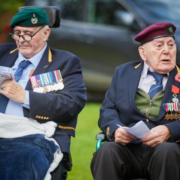 VETERANS PAY TRIBUTE TO THE FALLEN AT REMEMBRANCE DAY CEREMONY