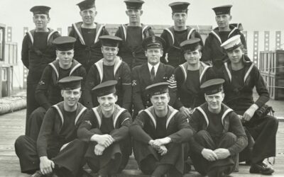 Royal Naval Association takes three WWII veterans to the Cenotaph