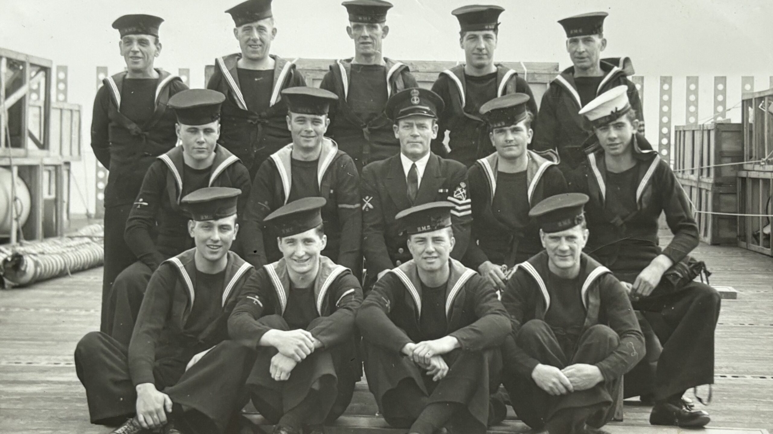 Royal Naval Association takes three WWII veterans to the Cenotaph