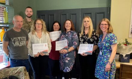 carers receive military charity award