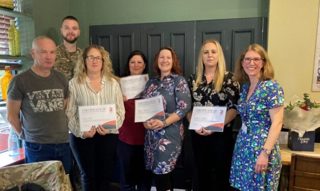 carers receive military charity award