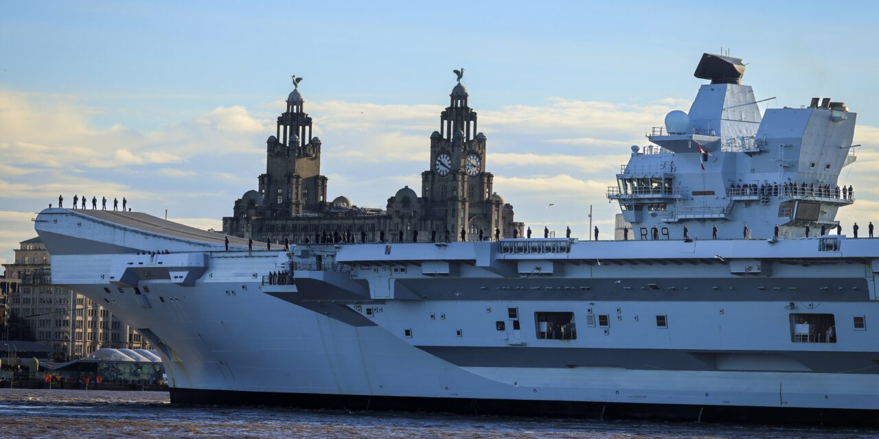 Defence Minister praises crew on visit to HMS Prince Of Wales in Liverpool