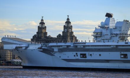 Defence Minister praises crew on visit to HMS Prince Of Wales in Liverpool