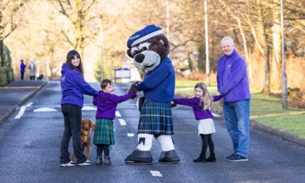 Erskine Veterans lace up to launch the charity’s Kiltwalk Appeal