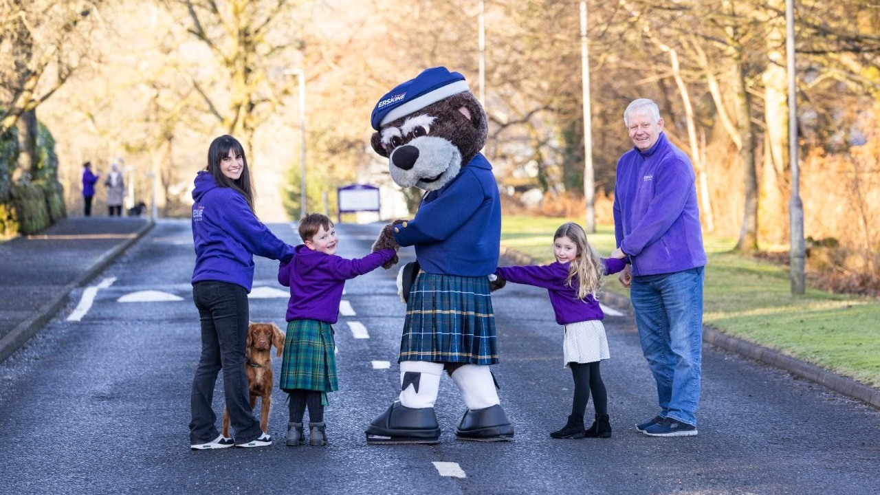 Erskine Veterans lace up to launch the charity’s Kiltwalk Appeal