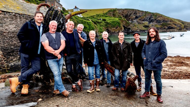 Fisherman’s Friends perform for the Royal Naval Association’s 75th anniversary