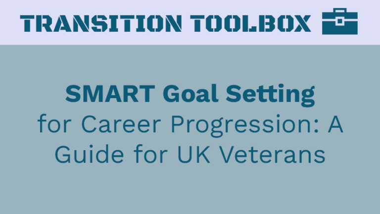 SMART Goal Setting for Career Progression: A Guide for UK Veterans