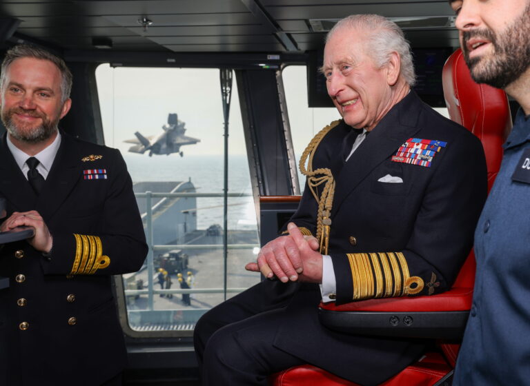 King Charles visits HMS Prince of Wales ahead of global deployment