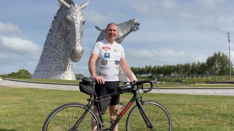 600km-cycle ride from The Kelpies to Forces Equine Games